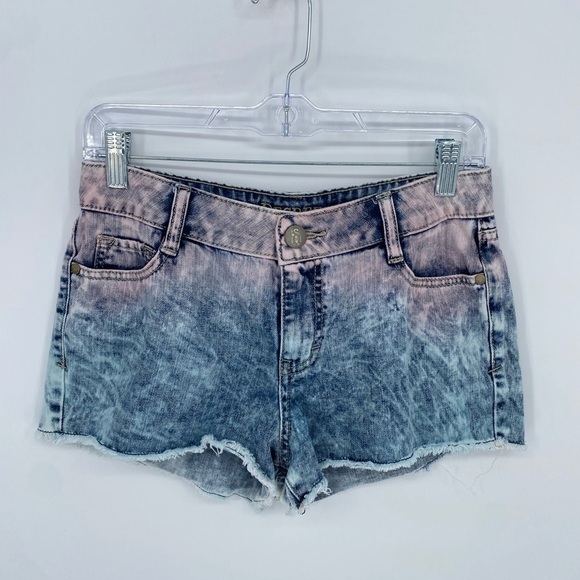 Decree Denim Daisy Duke Fringe Jeans Juniors 7 - Picture 1 of 6